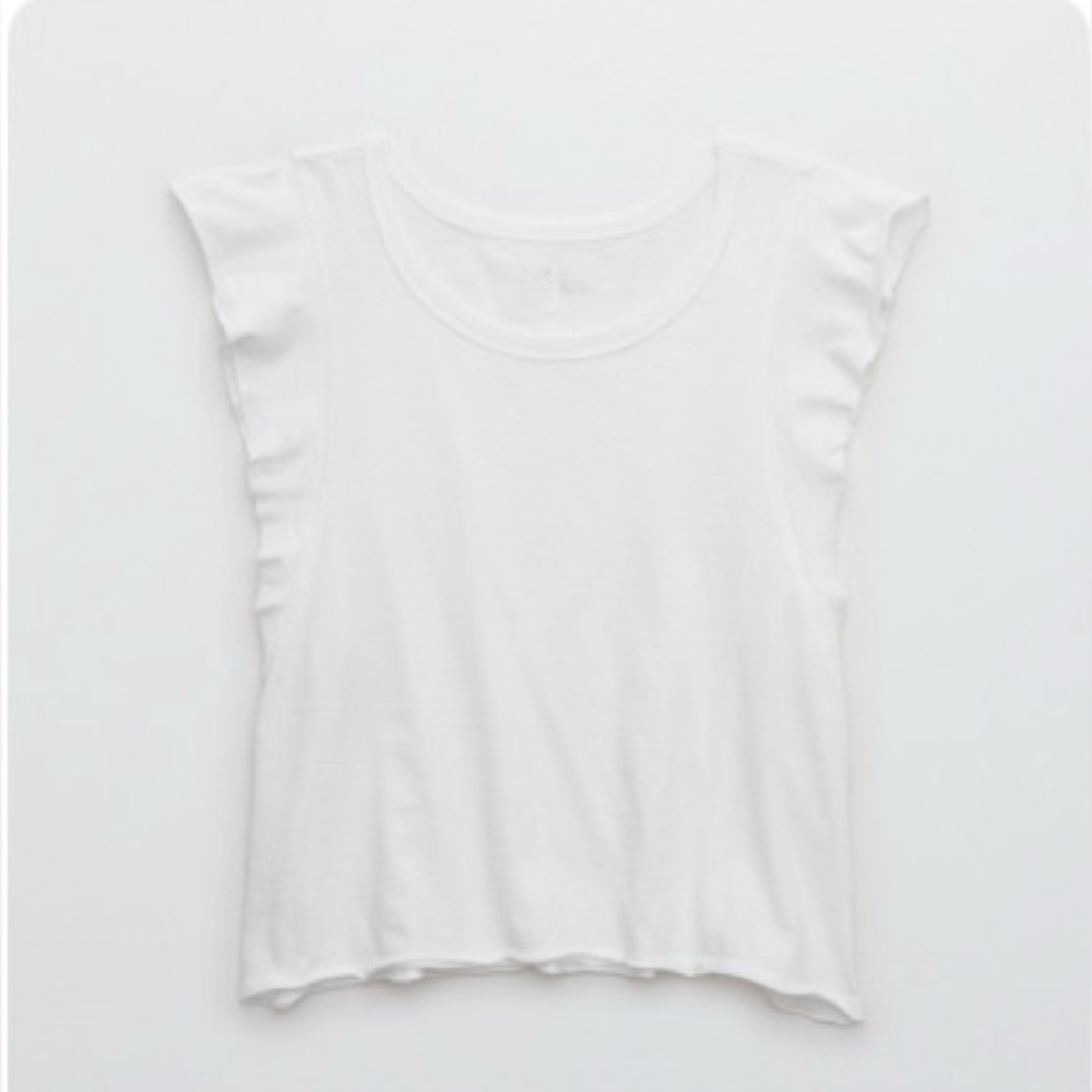 BNWT “Aerie Flutter Sleeve Baby Tee “ Top